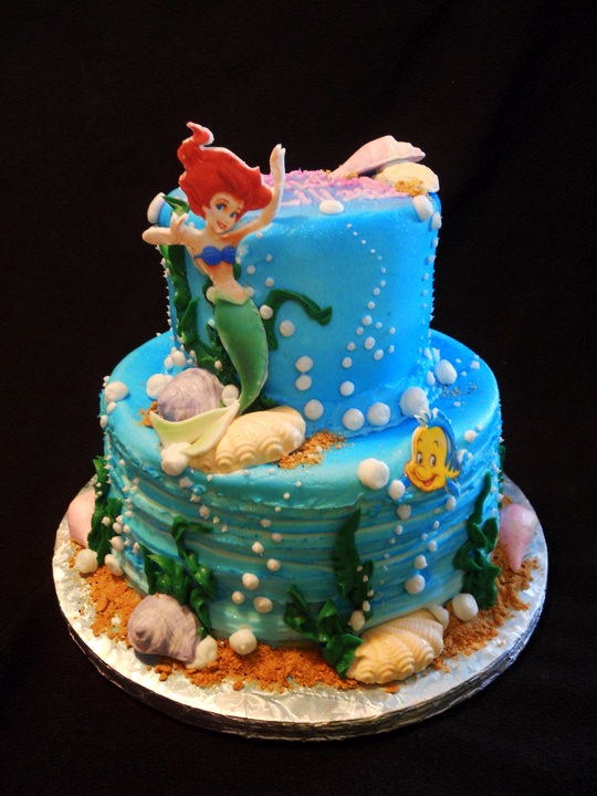Little Mermaid Birthday Cake Little Mermaid Birthday Cake