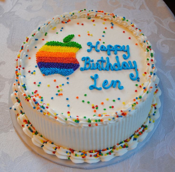 Mac Computer Birthday Cake