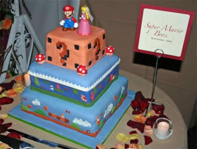 Mario Wedding Cake