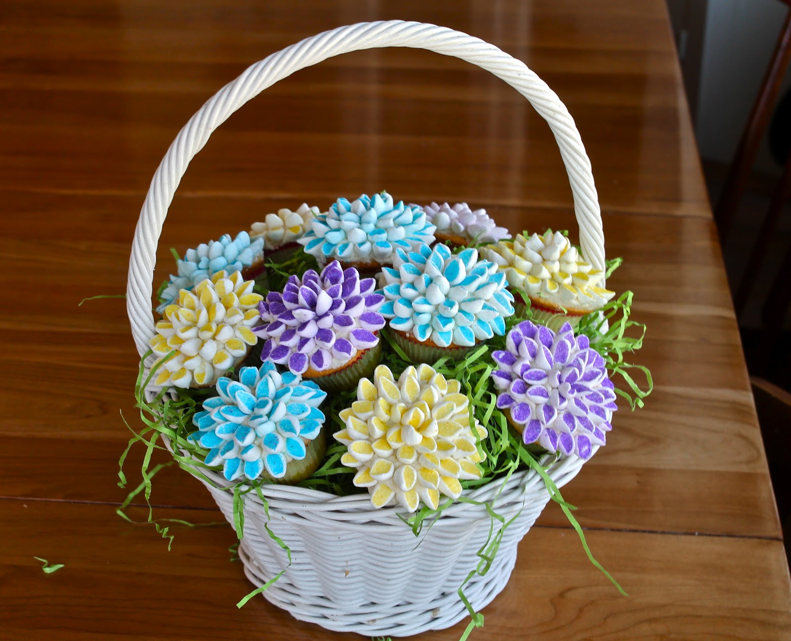 Marshmallow Flower Cupcakes