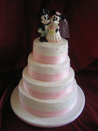 Mickey and Minnie Wedding Cake Topper