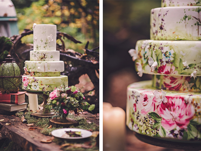 Midsummer Night's Dream Wedding Cake