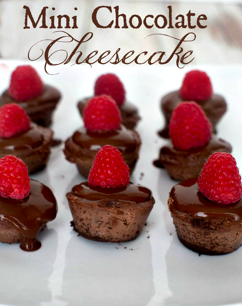 Mini-Chocolate Cheesecakes Recipe