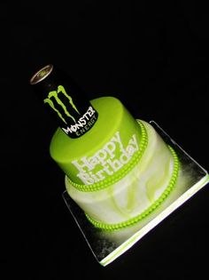 Monster Energy Drink Cake