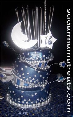 Moon and Stars Cake Moon and Stars Cake