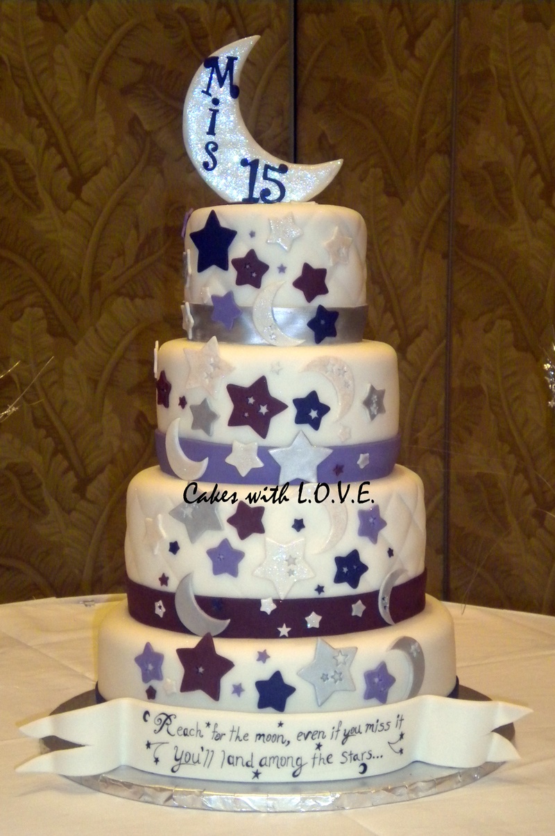 Moon and Stars Cake Moon and Stars Cake