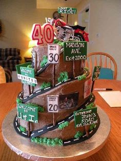 Motorcycle Birthday Cake Ideas