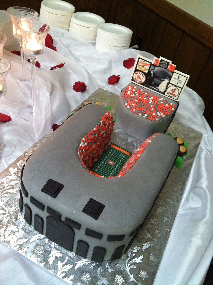 Ohio State Stadium Grooms Cake Ohio State Stadium Grooms Cake