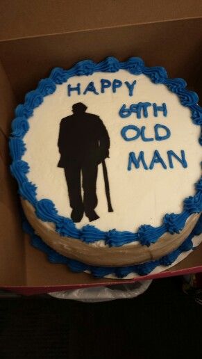 Old Man Birthday Cake