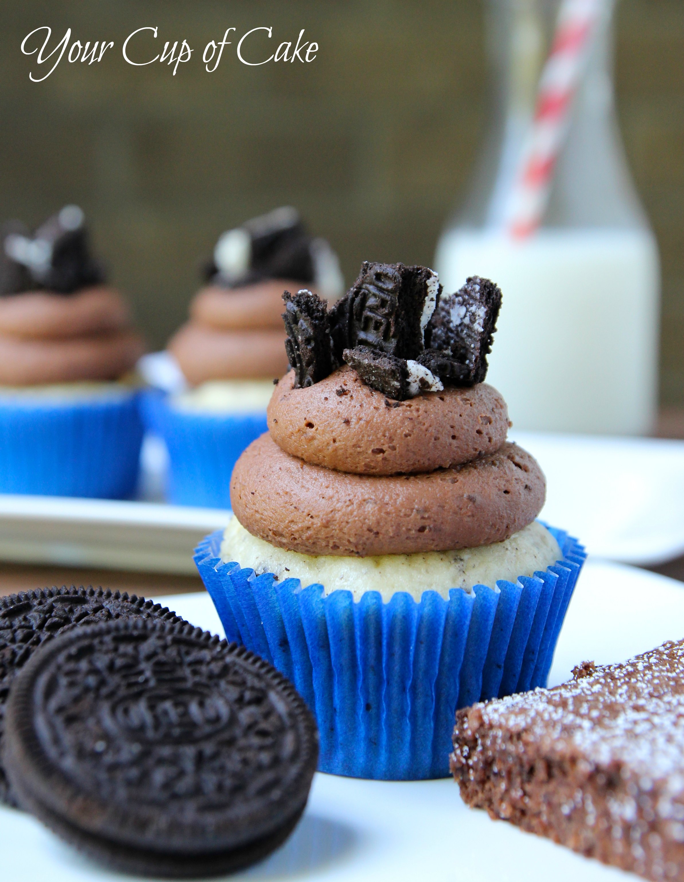 Oreo Brownie Cupcakes