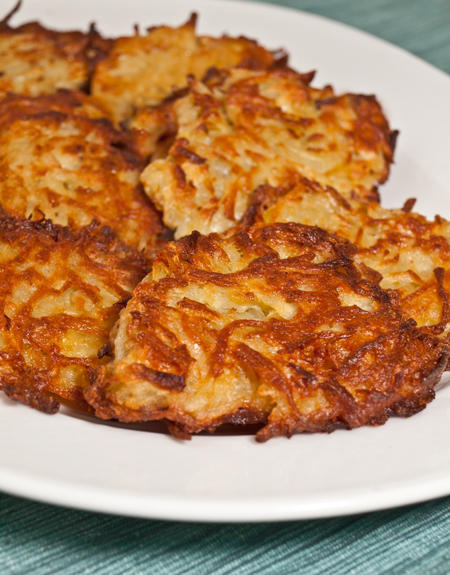 Oven Fried Potato Pancakes