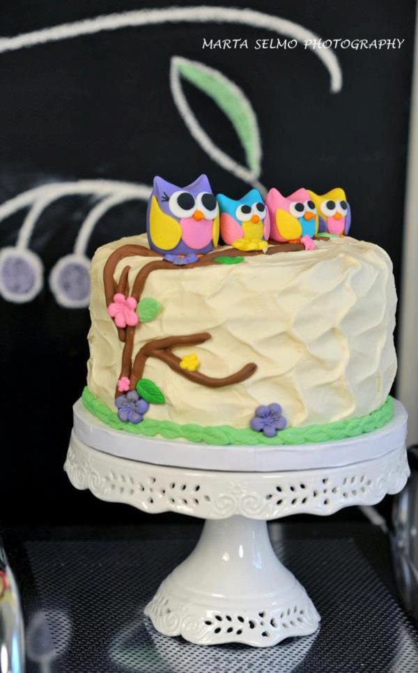 Owl Birthday Cake Ideas