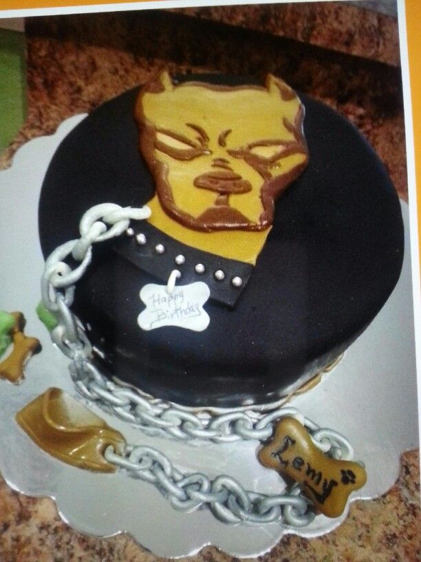 Pit Bull Birthday Cake Pit Bull Birthday Cake