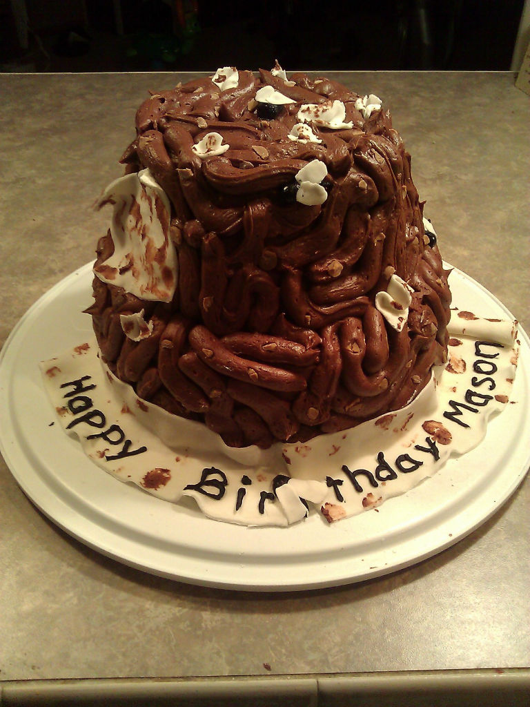 Poop Birthday Cake