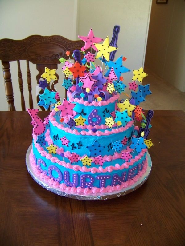 Pop Star Birthday Cake Idea Pop Star Birthday Cake Idea