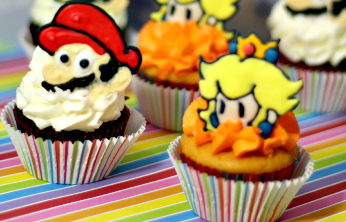 Princess Peach Cupcakes