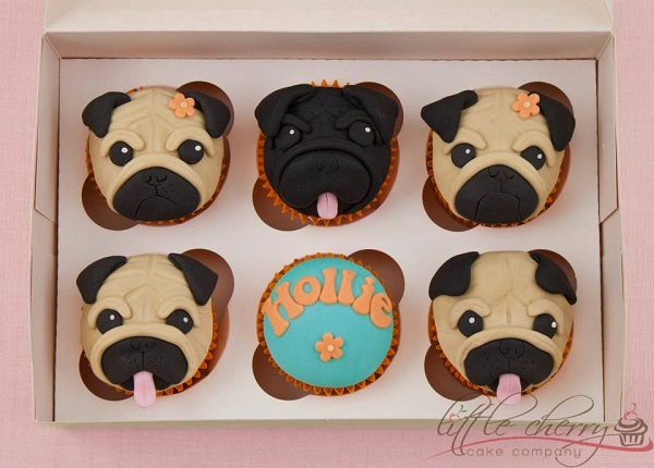 Pug Cupcakes