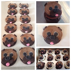 Pug Cupcakes