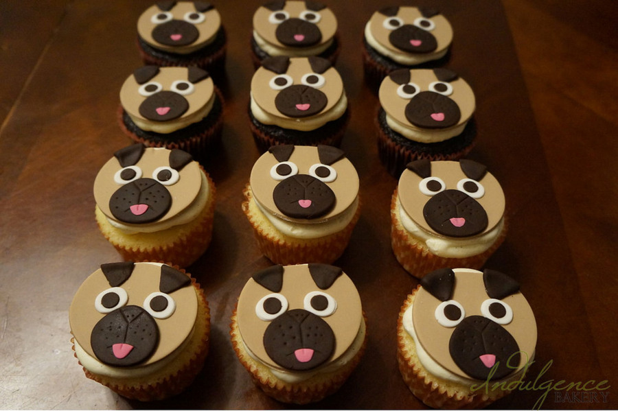 Pug Cupcakes