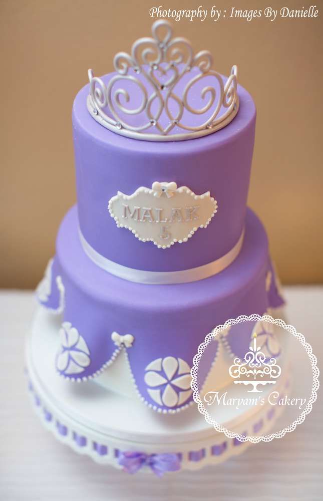 Purple and White Birthday Cake Ideas