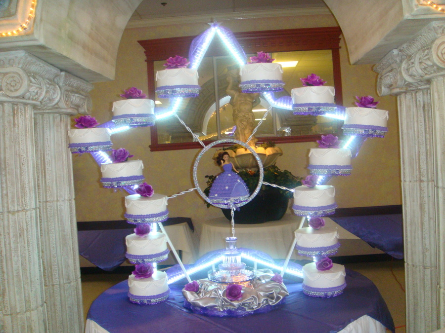 Quinceanera Cakes with Stars Quinceanera Cakes with Stars