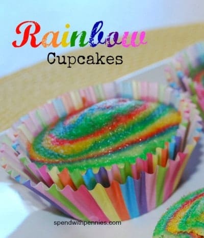 Rainbow Cupcakes