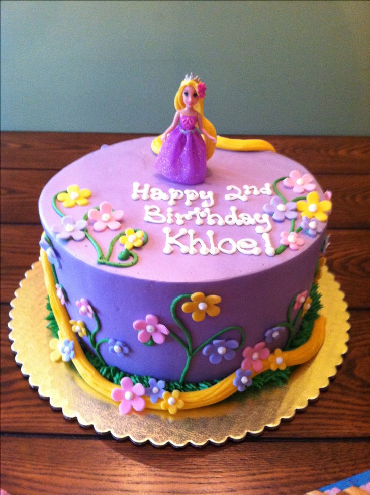 8 Photos of Easy Tangled Birthday Cakes