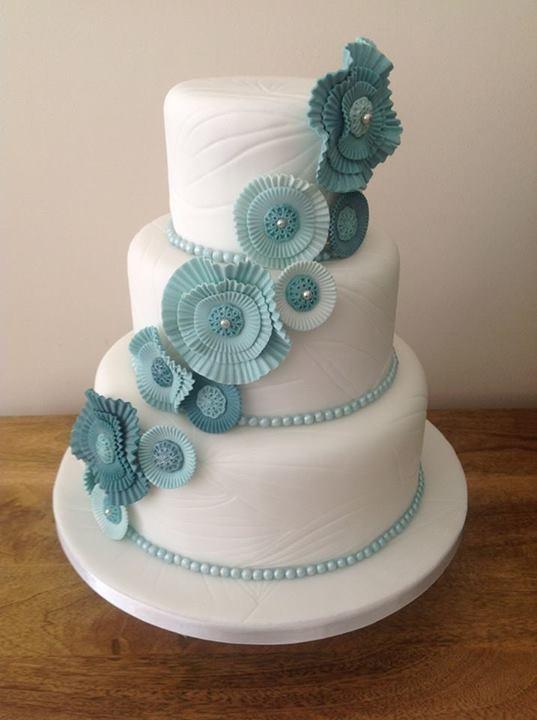 Rosette Wedding Cake Rosette Wedding Cake