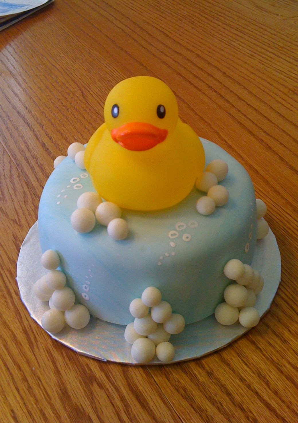 Rubber Ducky Baby Shower Cake