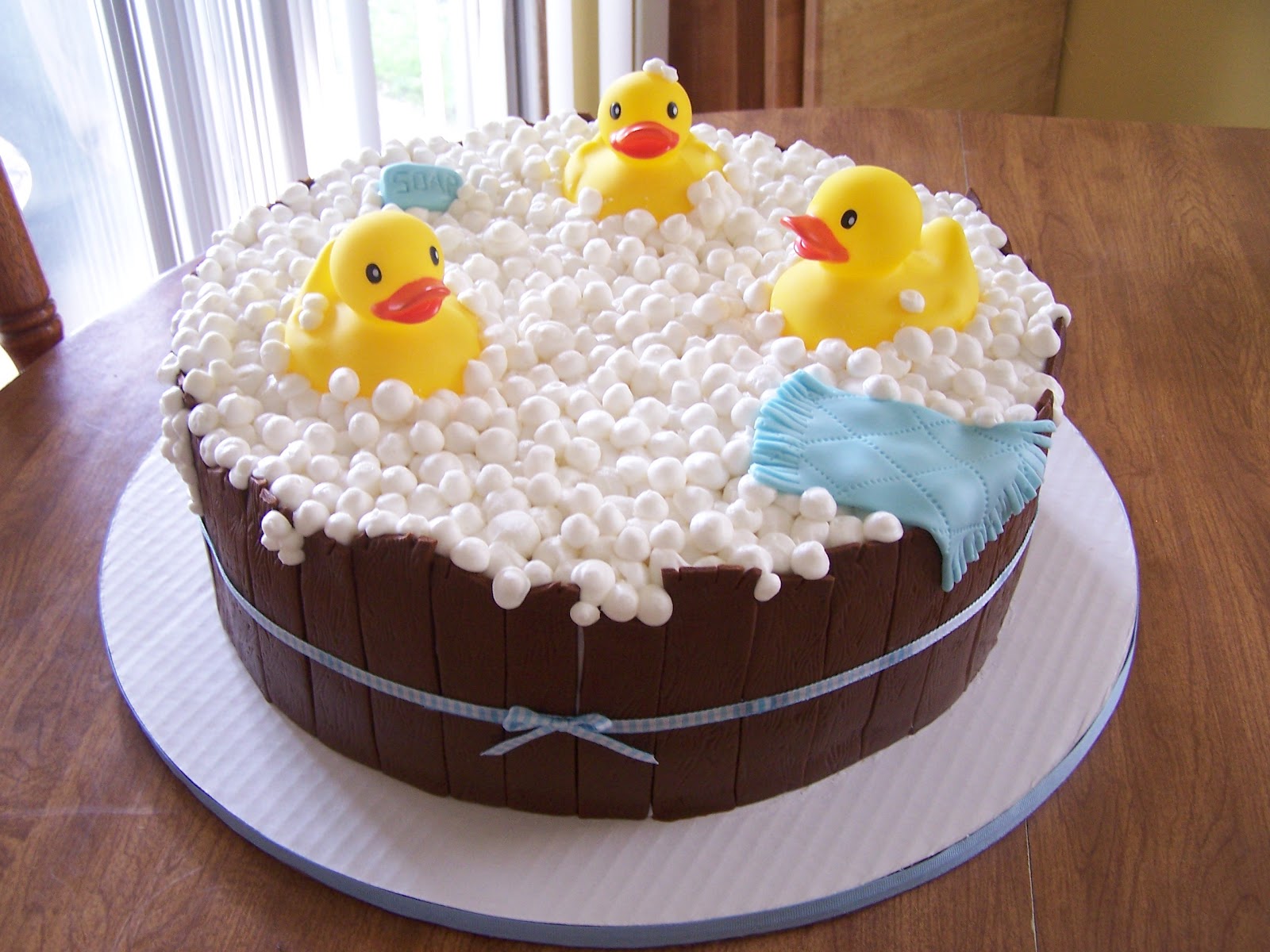 Rubber Ducky Baby Shower Cake