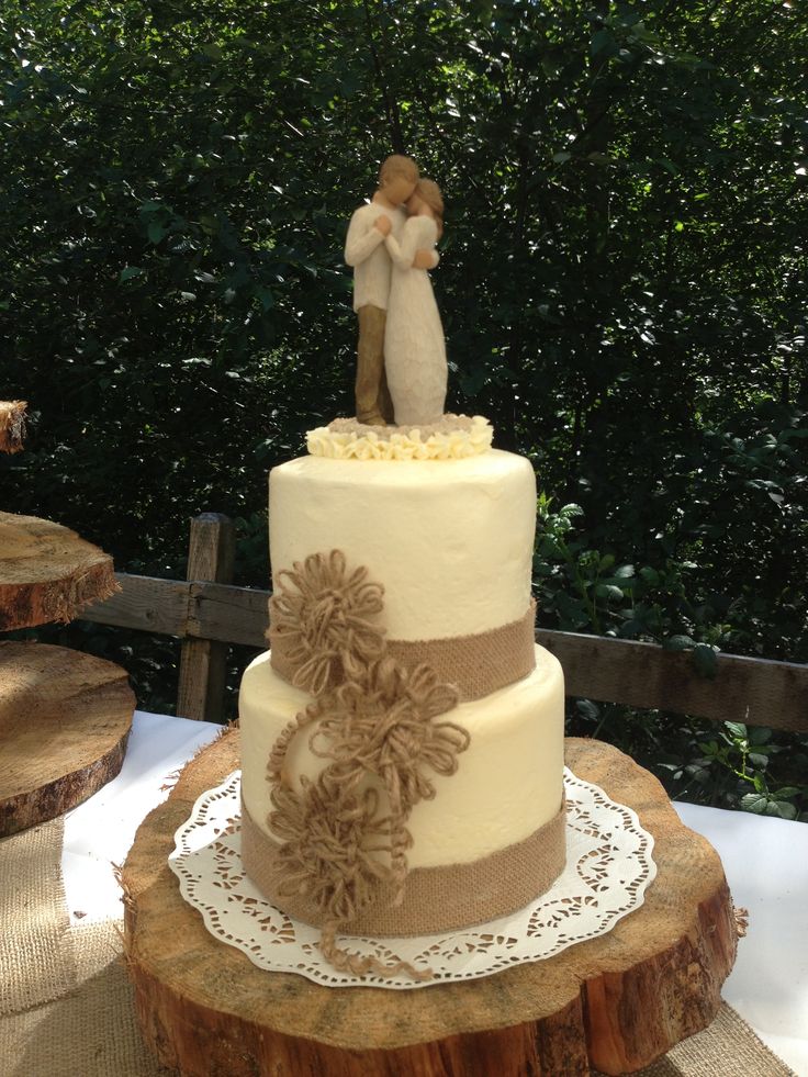 9 Photos of Elegant Wedding Cakes Burlap 9 Photos of Elegant Wedding Cakes Burlap