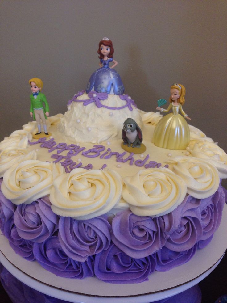 6 Photos of Andreas Sweet Cakes Sofia The First Cake