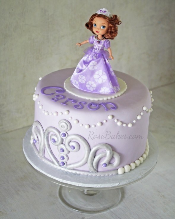 Sofia the First Birthday Cake