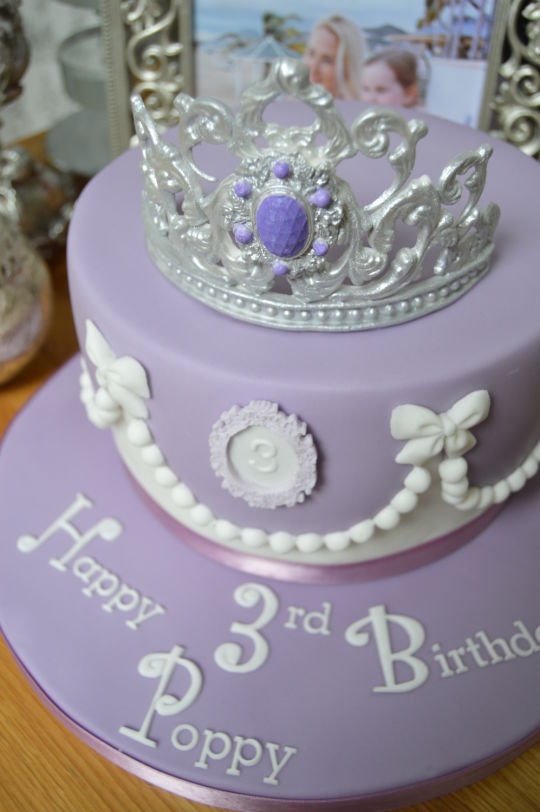 Sofia the First Cupcake Cake