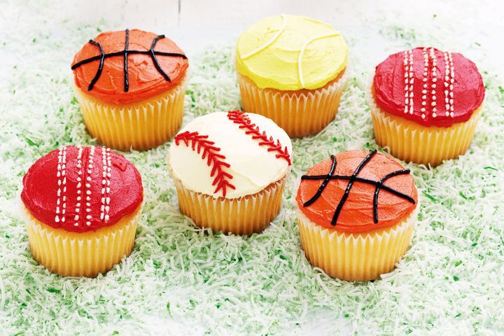 Sports Ball Cupcakes