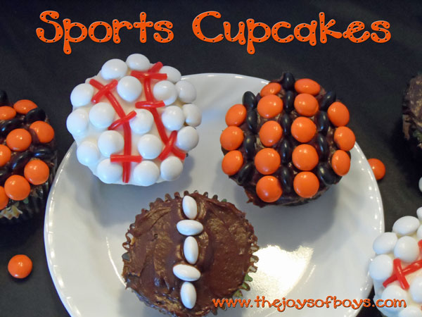 Sports Birthday Cupcake Ideas