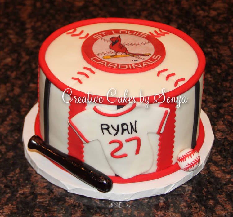 St. Louis Cardinals Birthday Cake