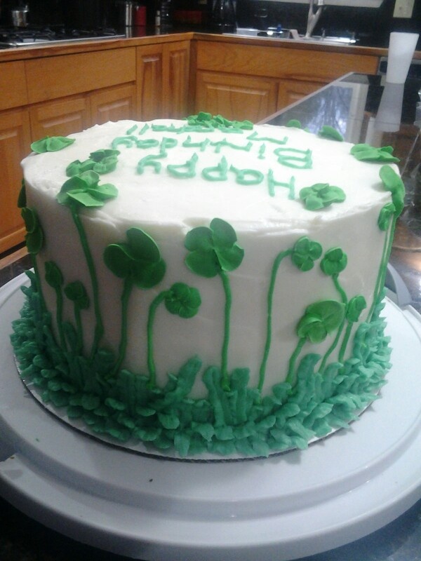 St. Patrick's Day Birthday Cake