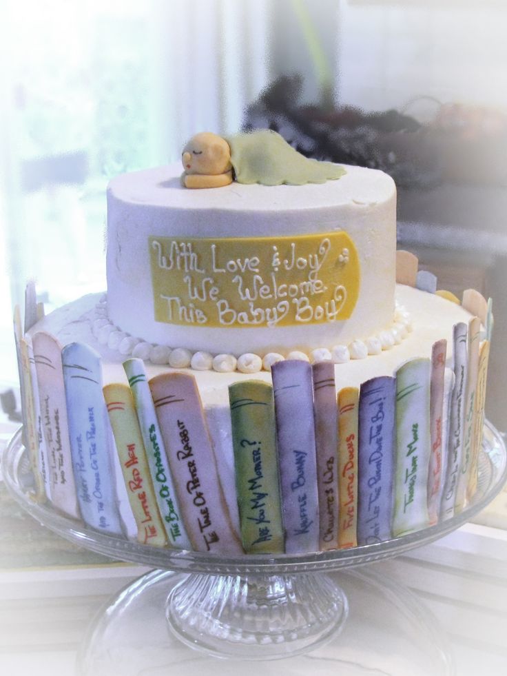 Storybook Baby Shower Cake Ideas