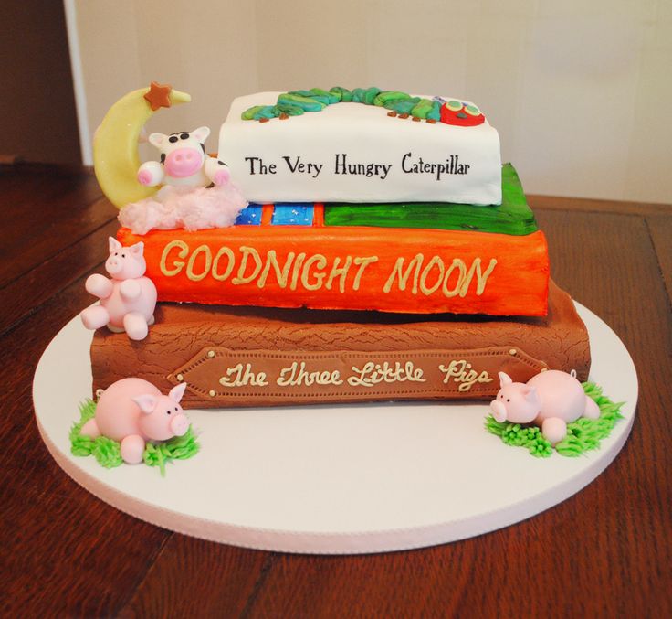 Storybook Baby Shower Cake