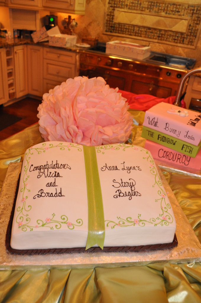 Storybook Theme Baby Shower Cake