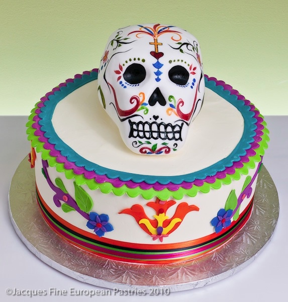 Sugar Skull Birthday Cake