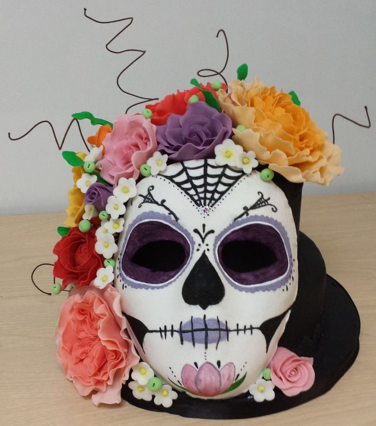 Sugar Skull Cake