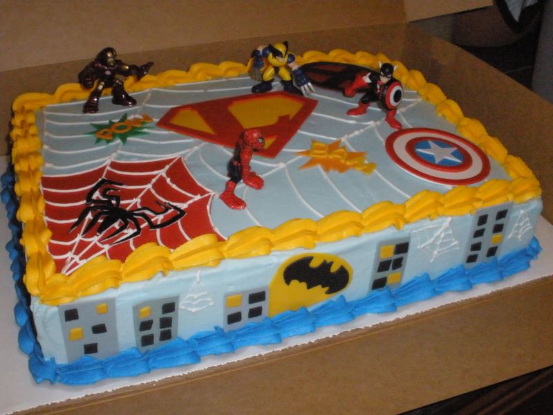 Superhero Cake Ideas