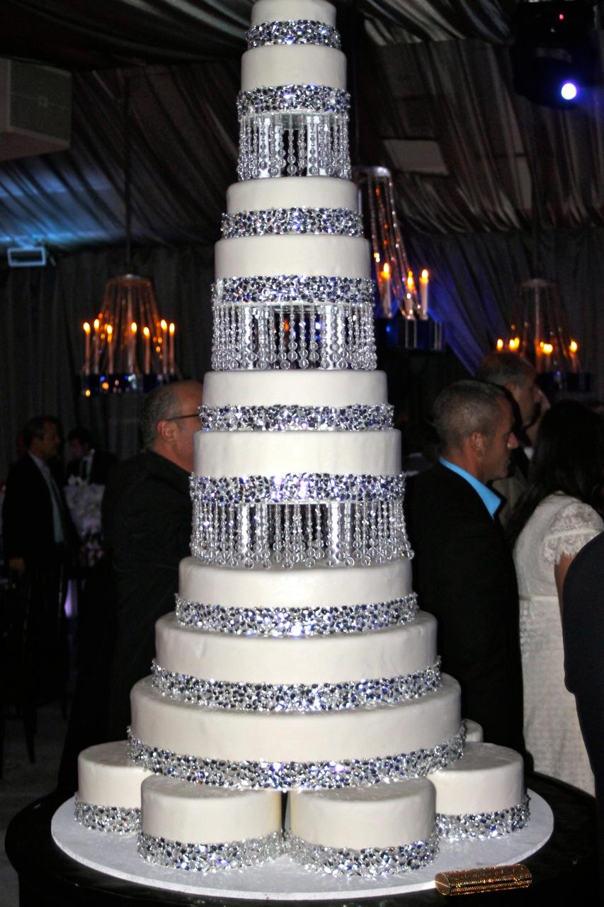 Tall Bling Wedding Cake Tall Bling Wedding Cake