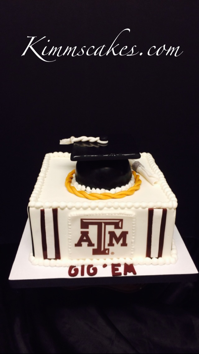 Texas A&M Graduation Cake