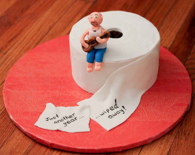 Toilet Paper Roll Cake