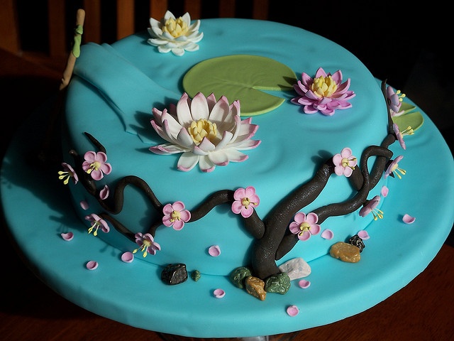 Tree Cherry Blossom Decorated Cake