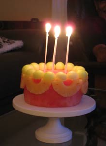Watermelon Fruit Birthday Cake Watermelon Fruit Birthday Cake