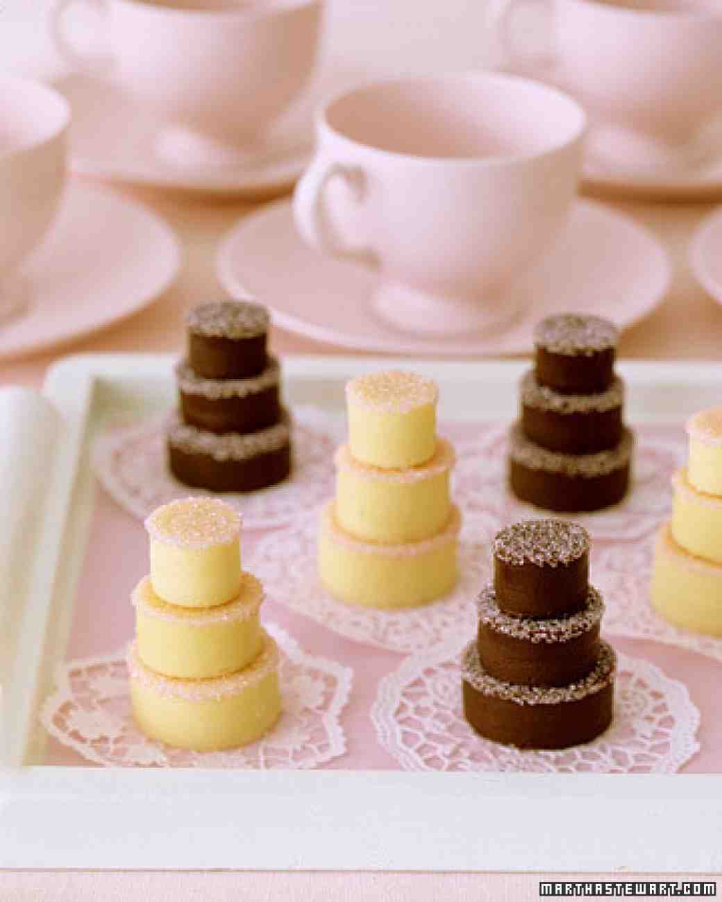 Weddings Martha Stewart Mini Fudge Cakes